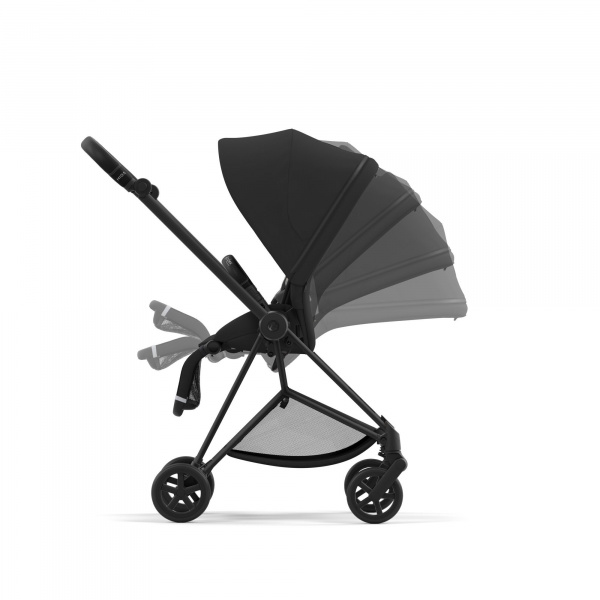 Poussette trio mios 3 sepia black châssis matt black + cloud g i-size + nacelle luxe Cybex