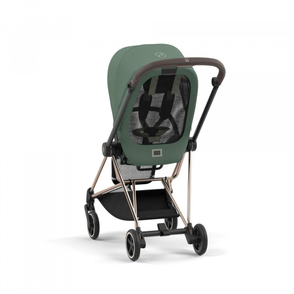 Poussette trio mios 3 leaf green châssis rose gold + cloud g i-size + nacelle luxe Cybex