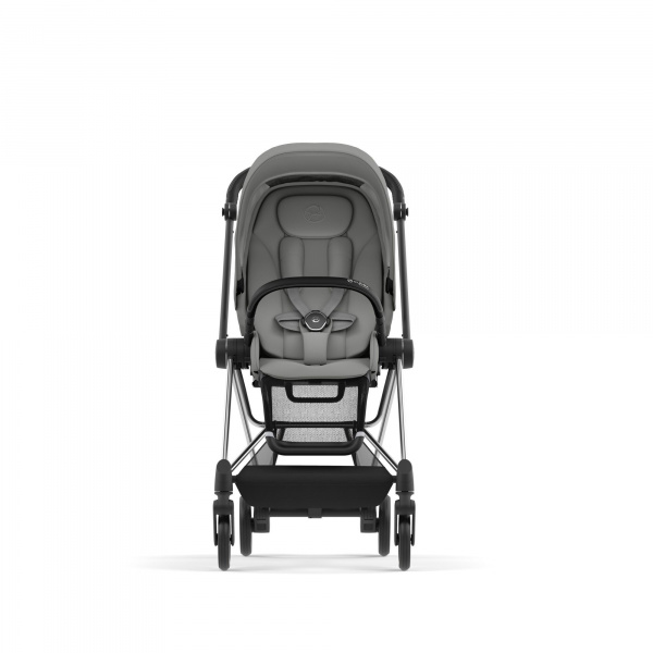 Poussette trio mios 3 mirage grey châssis chrome black + cloud g i-size + nacelle luxe Cybex