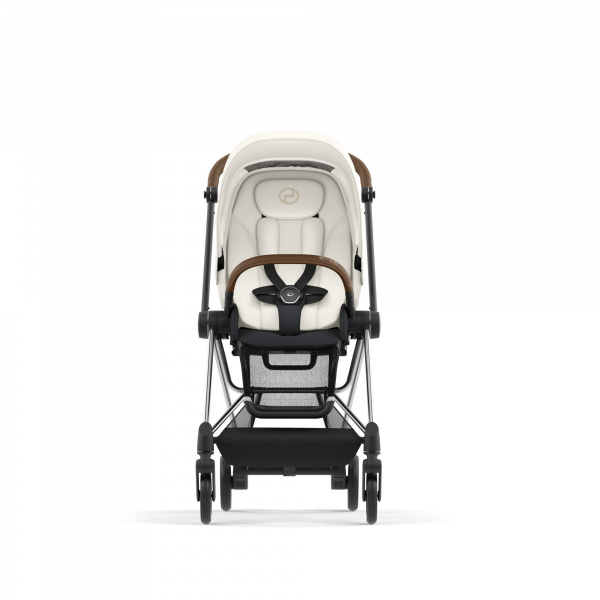 Poussette trio mios 3 sepia black châssis chrome brown + cloud t i-size + nacelle luxe Cybex