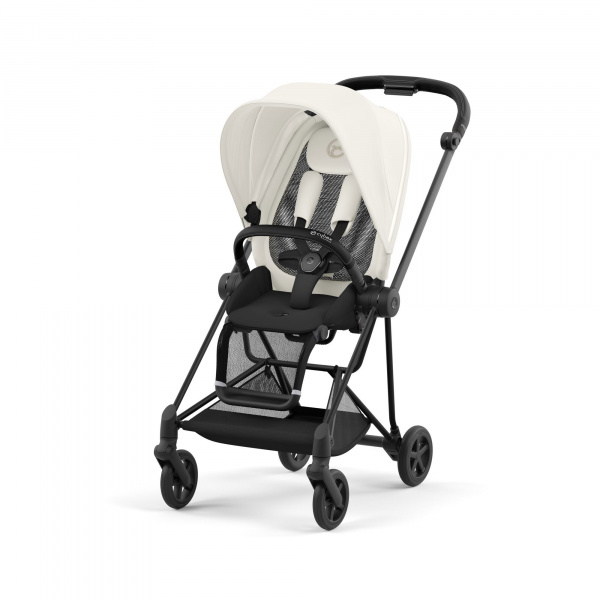 Poussette trio mios 3 off white châssis matt black + cloud g i-size + nacelle luxe Cybex