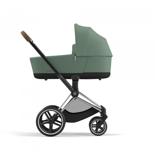 Poussette trio priam 4 sepia black châssis chrome brown + cloud g i-size + nacelle luxe Cybex