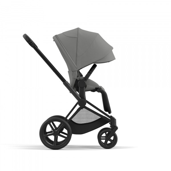 Poussette trio priam 4 sepia black châssis matt black + cloud g i-size + nacelle luxe Cybex