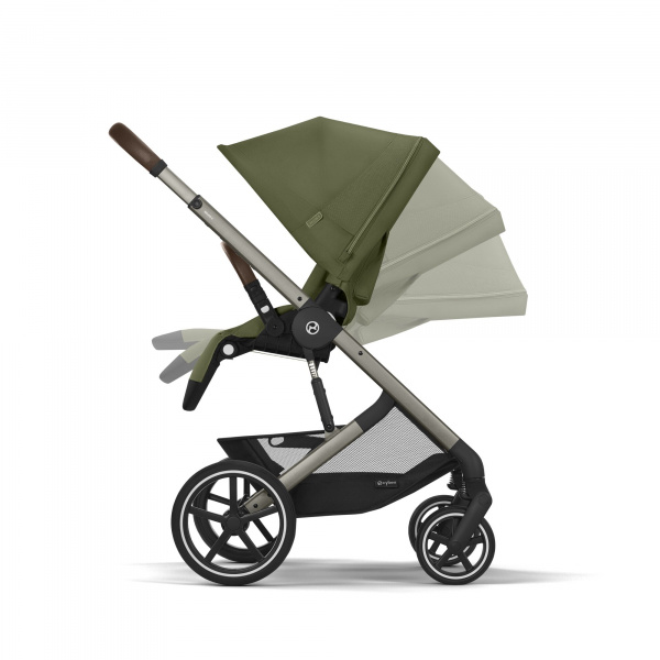 Poussette trio balios s lux 3 almond beige + siège auto cloud g i-size + nacelle + base g Cybex