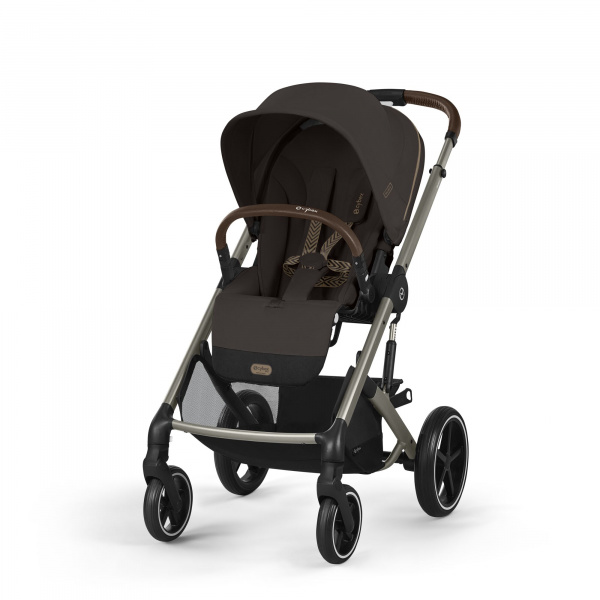 Poussette trio balios s lux 3 almond beige + siège auto cloud g i-size + nacelle + base g Cybex