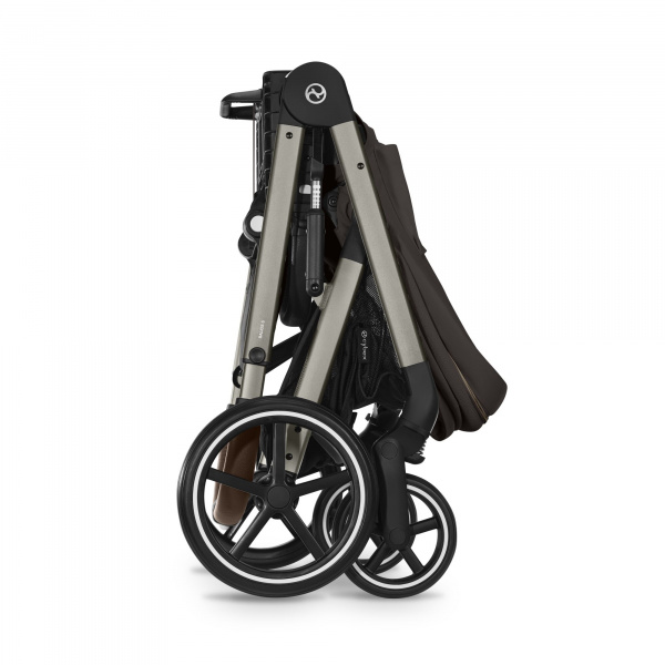 Poussette trio balios s lux 3 almond beige + siège auto cloud g i-size + nacelle + base g Cybex