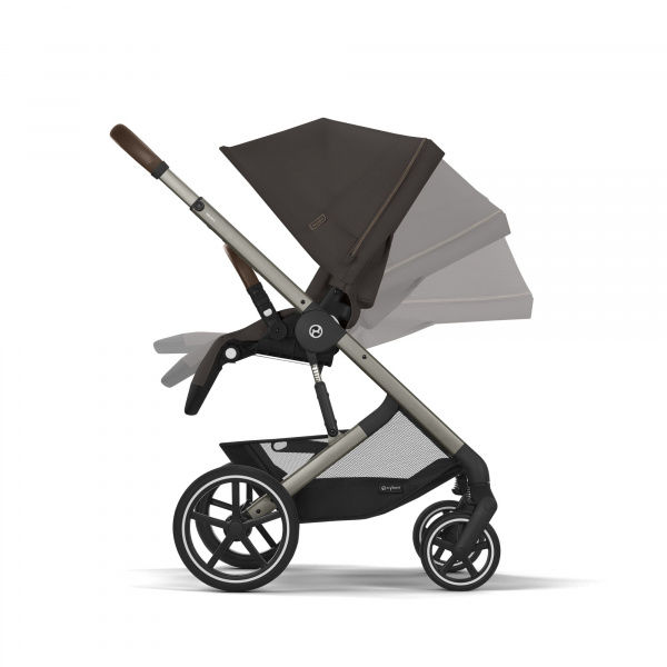 Poussette trio balios s lux 3 almond beige + siège auto cloud g i-size + nacelle + base g Cybex