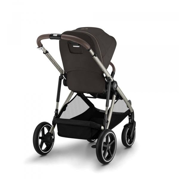 Poussette trio gazelle s chocolate brown + siège auto cloud g i-size + nacelle s + base g Cybex