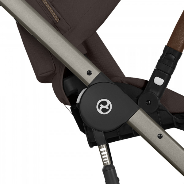 Poussette trio balios s lux 3 chocolate brown + siège auto cloud g i-size + nacelle Cybex