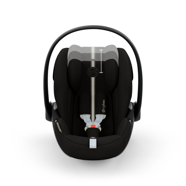 Poussette trio melio carbon 6 magic black avec siège auto cloud g3 i-size tissu plus et nacelle Cybex