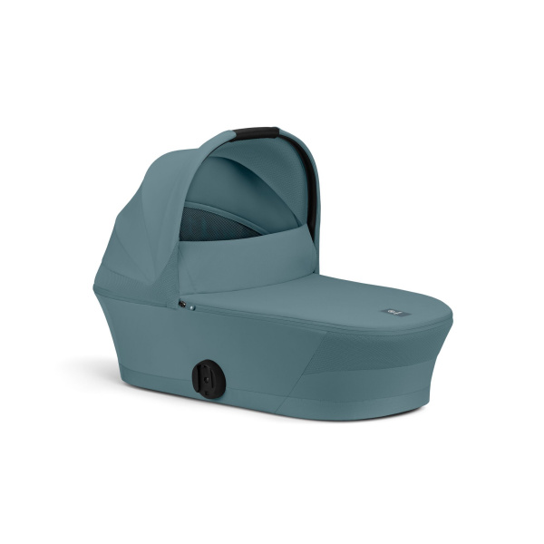 Poussette trio melio carbon 6 stormy blue avec siège auto cloud g i-size et nacelle Cybex