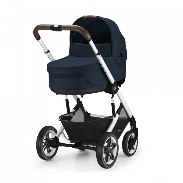 Poussette trio talos s lux 2 ocean blue + siège auto aton b2 i-size + nacelle Cybex