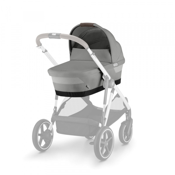 Poussette trio gazelle s stone grey + siège auto cloud g i-size + nacelle s Cybex