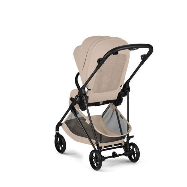 Poussette trio melio carbon 6 chocolate brown avec siège auto aton b2 i-size et nacelle Cybex