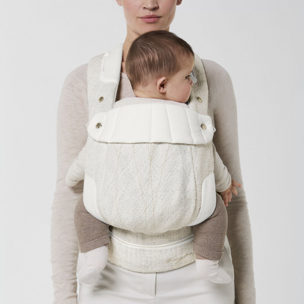 Porte-bébé physiologique coya bouclé cream white Cybex