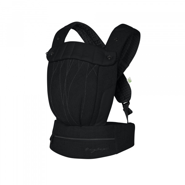 Porte-bébé physiologique coya bouclé stone black Cybex