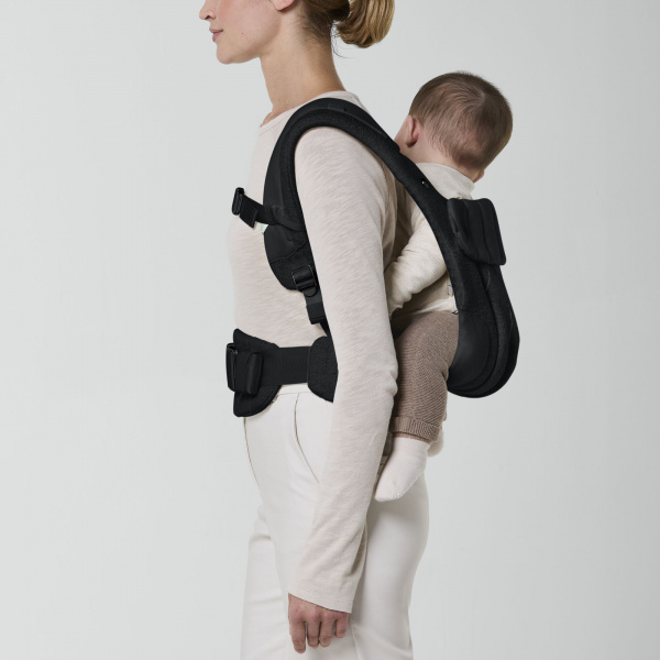 Porte-bébé physiologique coya bouclé stone black Cybex