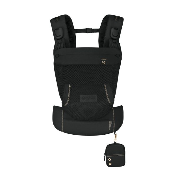 Porte bébé physiologique laya magic black Cybex