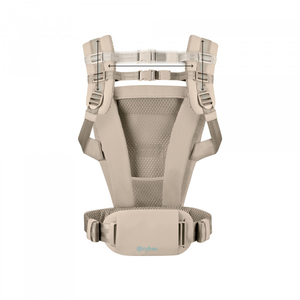 Porte-bébé ergonomique amya évolutif et respirant almond beige Cybex