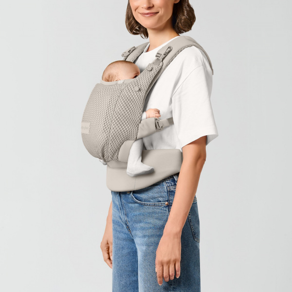 Porte-bébé ergonomique amya évolutif et respirant dune grey Cybex