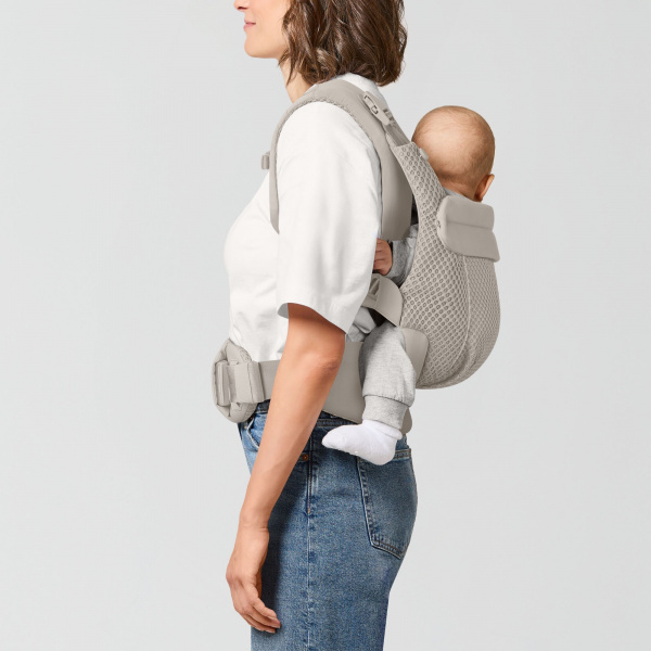 Porte-bébé ergonomique amya évolutif et respirant dune grey Cybex