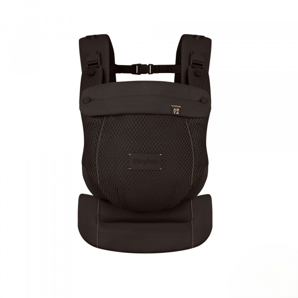 Porte-bébé ergonomique amya évolutif et respirant chocolate brown Cybex