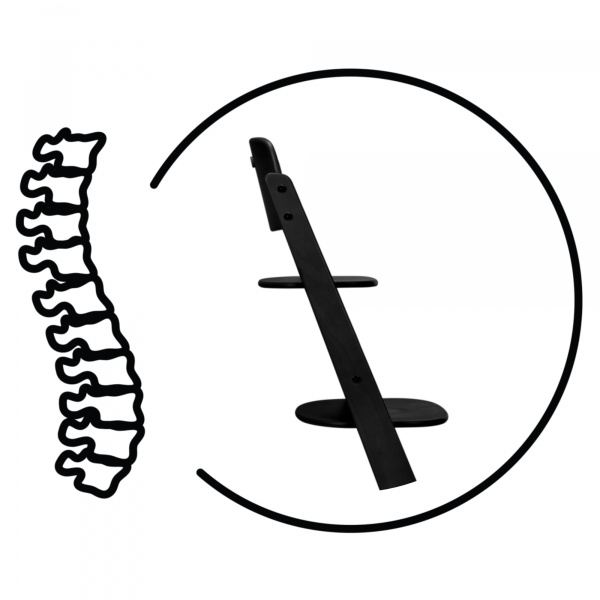 Chaise haute évolutive iris stunning black Cybex