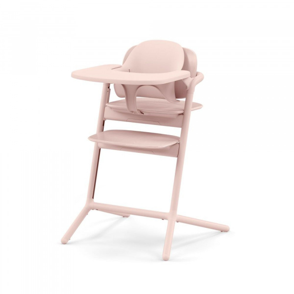 Chaise haute évolutive lemo 4en1 pearl pink Cybex