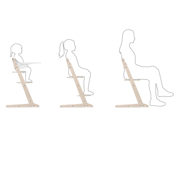 Chaise haute évolutive 3 en 1 iris all natural dark Cybex