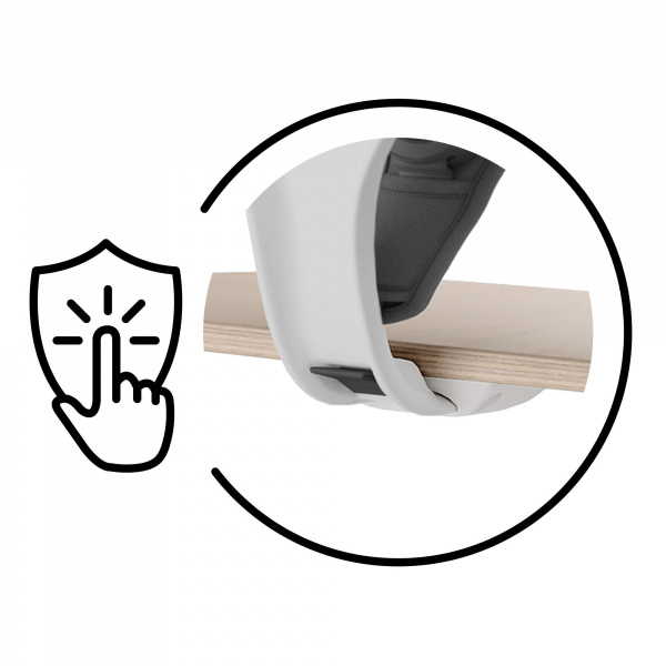 Chaise haute évolutive pliante click & fold 3en1 stunning black Cybex