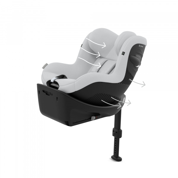 Siège auto sirona g i-size fog grey Cybex