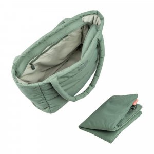 Sac à langer fourre-tout matelassé vert Done by deer