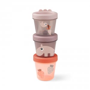 Lot de 3 pots de conservation ozzo rose Done by deer