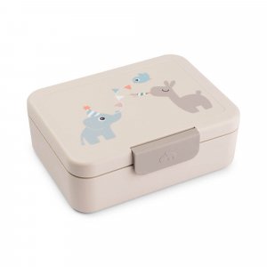 Boîte à goûter avec séparateur celebration sable Done by deer