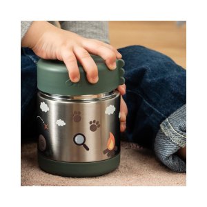 Boîte à repas isotherme tiny trails vert 300 ml Done by deer