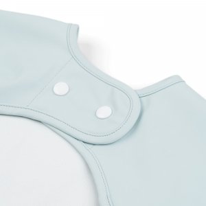 Bavoir à manches longues 6-18 mois wally bleu Done by deer