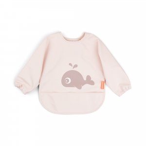 Bavoir à manches longues 6-18 mois wally rose Done by deer