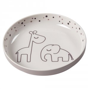 Assiette plate yummi dreamy dots powder