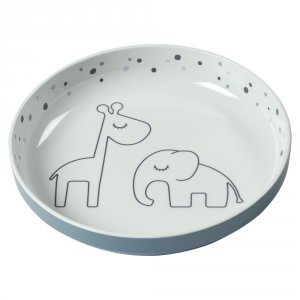 Assiette plate yummi dreamy dots blue