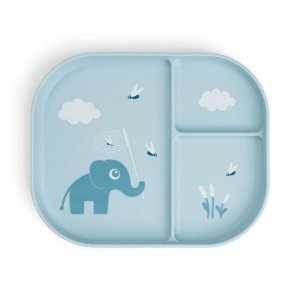 Assiette plateau elphee bleu Done by deer