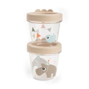 Lot de 2 pots de conservation celebration sable Done by deer