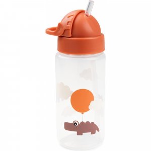 Gourde à paille happy clouds papaye Done by deer