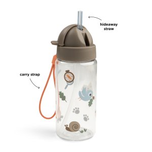 Gourde à paille tiny trails sable 350 ml Done by deer