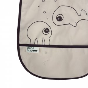 Les imparfaits - bavoir velcro sea friends rose Done by deer