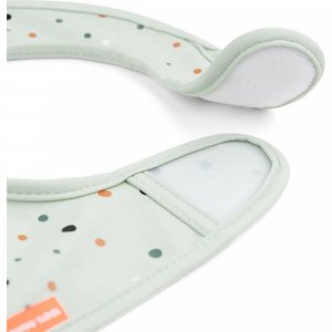 Lot de 2 bavoirs velcro croco vert Done by deer