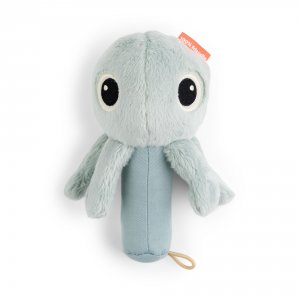 Hochet miroir jelly bleu Done by deer