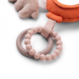 Hochet à suspendre happy clouds papaye Done by deer