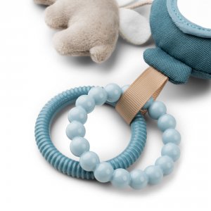 Hochet à suspendre happy clouds bleu Done by deer