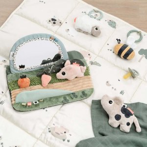 Miroir d'éveil tummy time tiny farm Done by deer