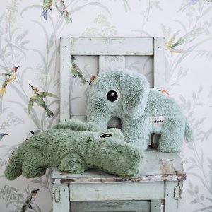 Peluche bébé cuddle cute elphee blue Done by deer